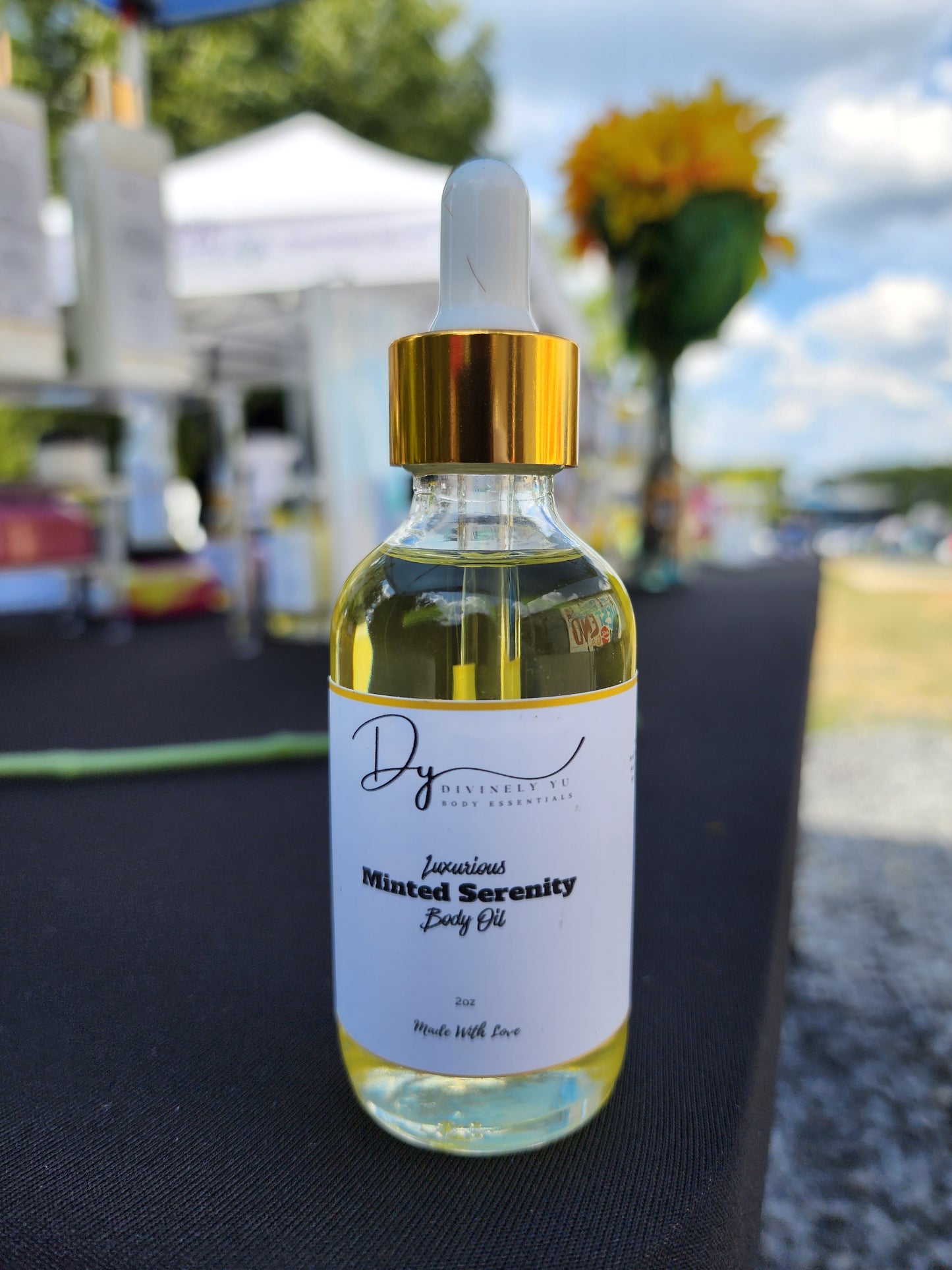 Minted Serenity Body Oil – Calm & Hydrate | Divinely Yu