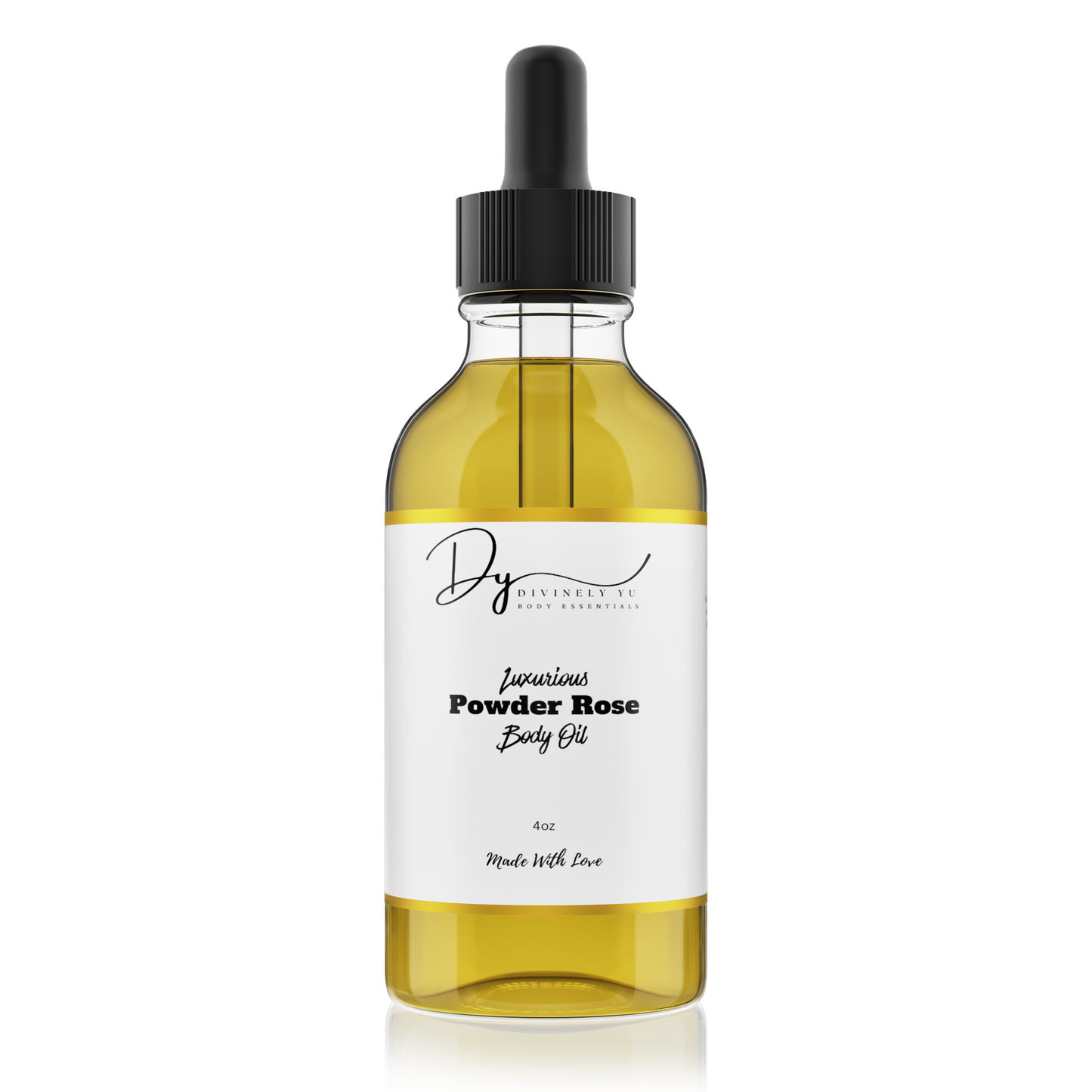 Powder Rose Body Oil – Floral Hydration Glow | Divinely Yu